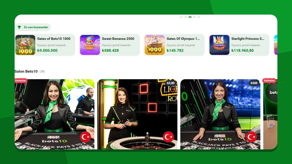 Bets10 Casino ve Slot Oyunları 2026